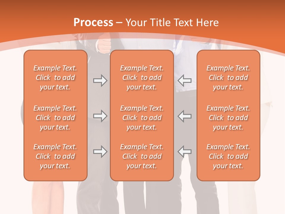 A Group Of Business People Giving Thumbs Up PowerPoint Template