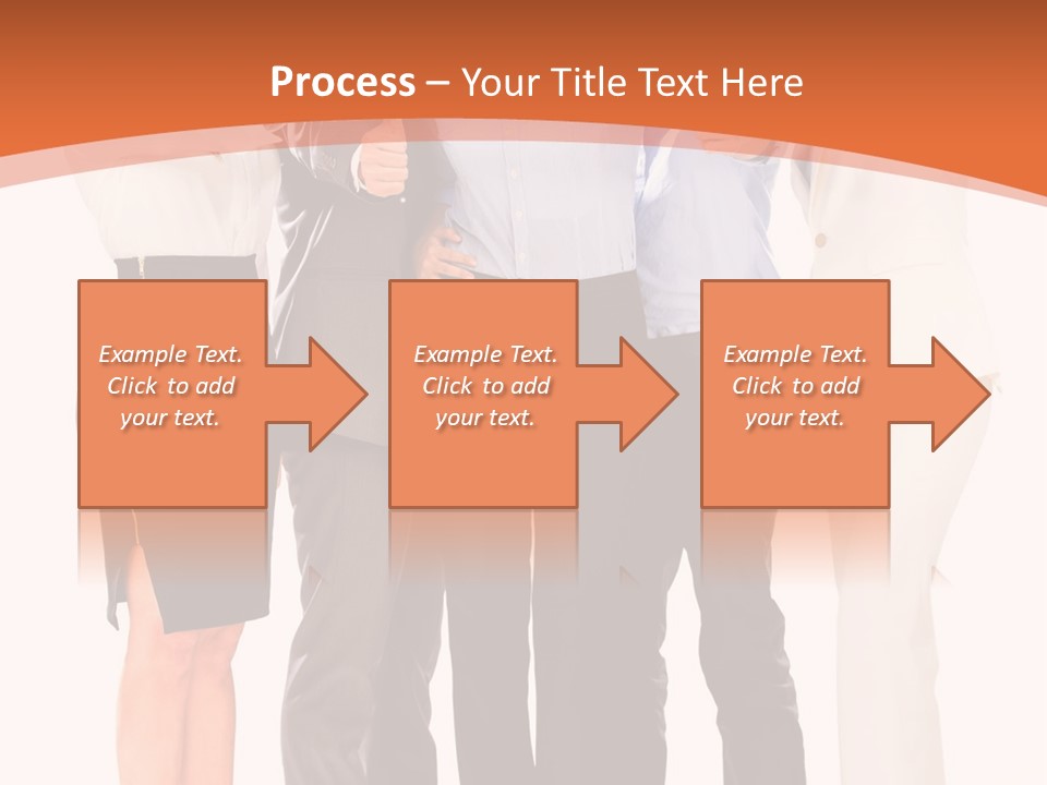 A Group Of Business People Giving Thumbs Up PowerPoint Template