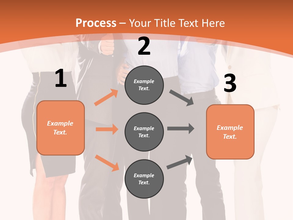 A Group Of Business People Giving Thumbs Up PowerPoint Template