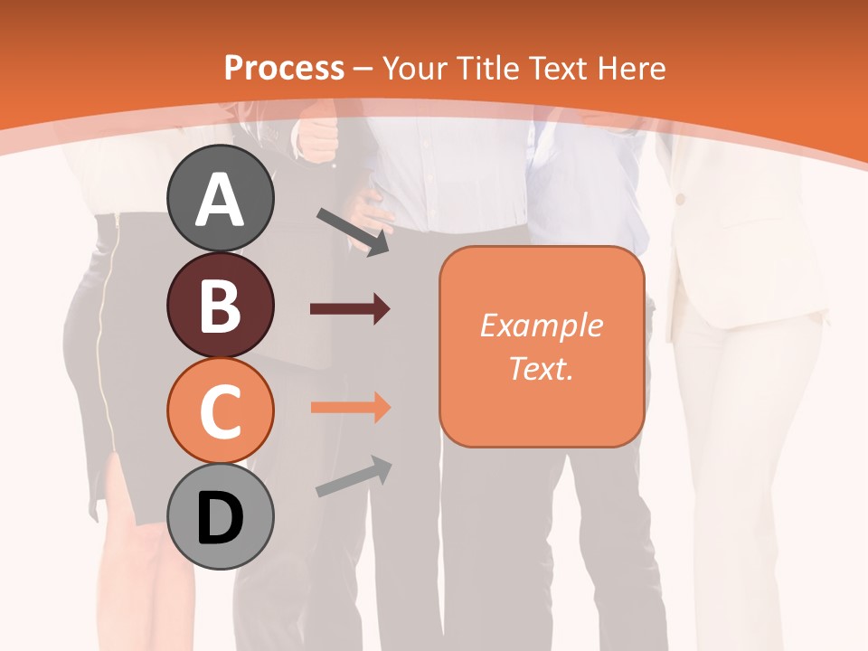 A Group Of Business People Giving Thumbs Up PowerPoint Template