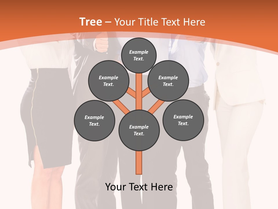A Group Of Business People Giving Thumbs Up PowerPoint Template
