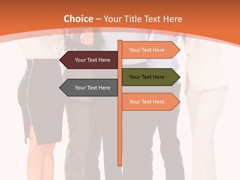 A Group Of Business People Giving Thumbs Up PowerPoint Template