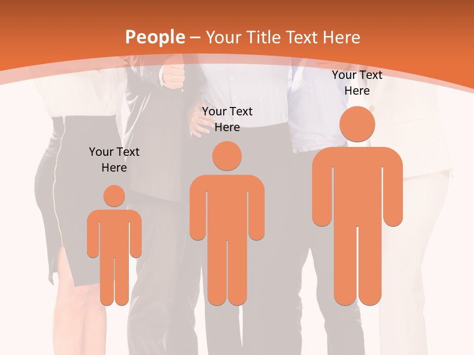 A Group Of Business People Giving Thumbs Up PowerPoint Template