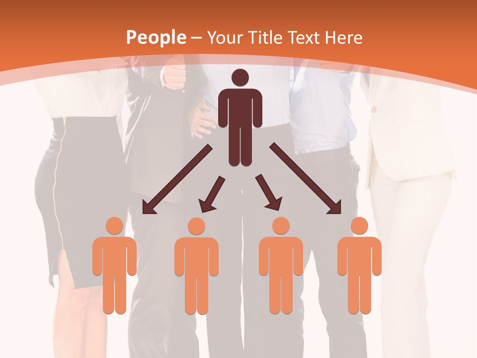 A Group Of Business People Giving Thumbs Up PowerPoint Template