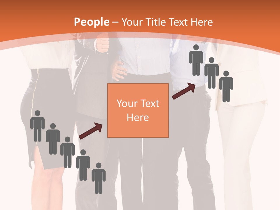 A Group Of Business People Giving Thumbs Up PowerPoint Template