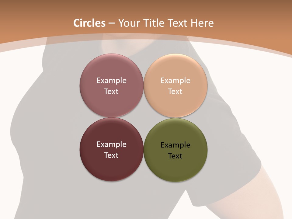 A Woman In Glasses Is Standing With Her Hands On Her Hips PowerPoint Template