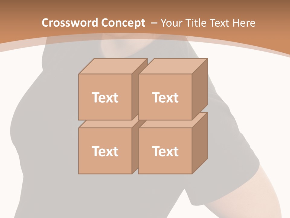 A Woman In Glasses Is Standing With Her Hands On Her Hips PowerPoint Template