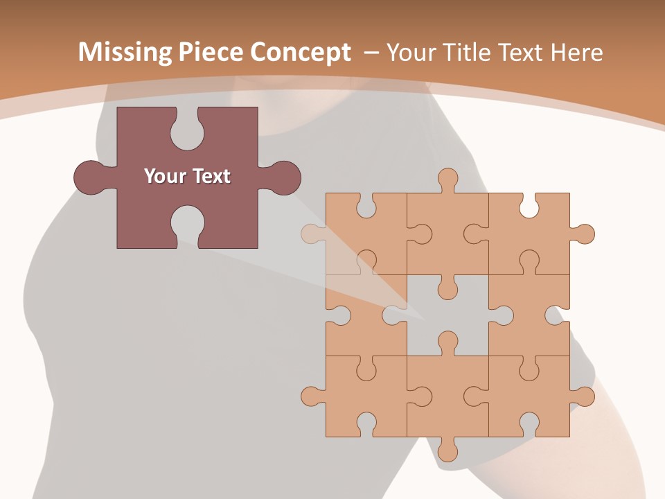 A Woman In Glasses Is Standing With Her Hands On Her Hips PowerPoint Template