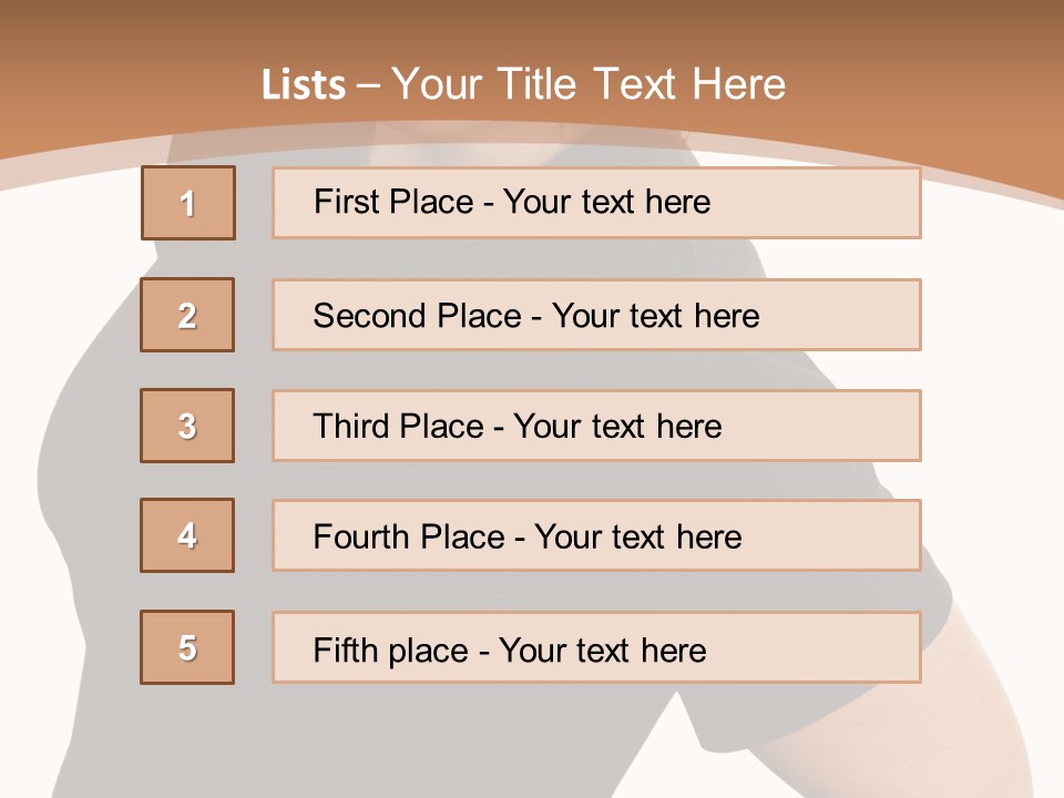 A Woman In Glasses Is Standing With Her Hands On Her Hips PowerPoint Template