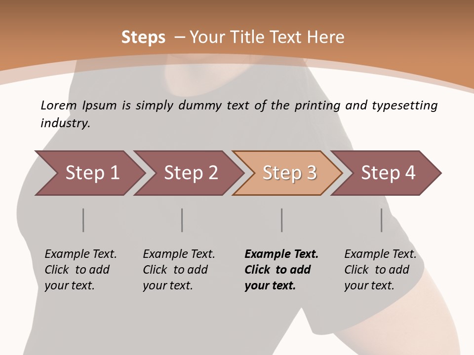 A Woman In Glasses Is Standing With Her Hands On Her Hips PowerPoint Template