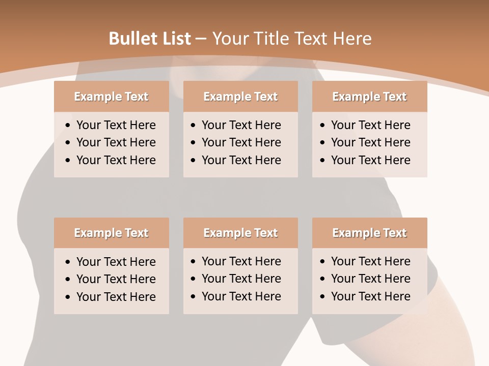 A Woman In Glasses Is Standing With Her Hands On Her Hips PowerPoint Template