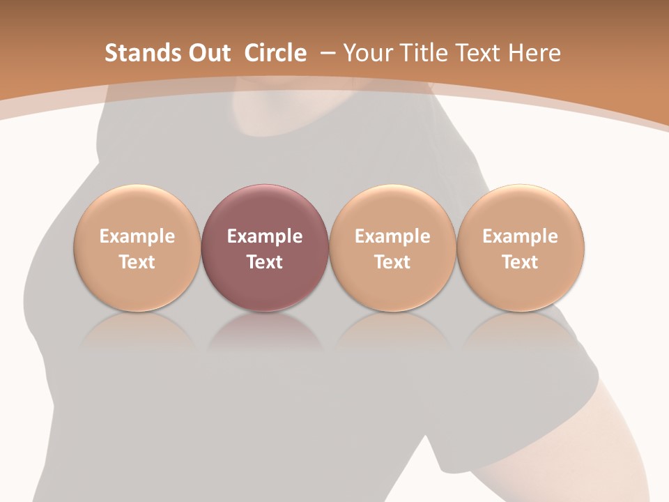 A Woman In Glasses Is Standing With Her Hands On Her Hips PowerPoint Template