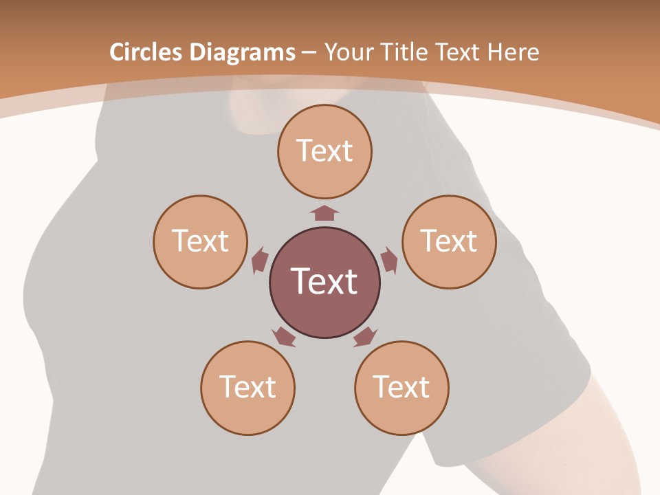 A Woman In Glasses Is Standing With Her Hands On Her Hips PowerPoint Template