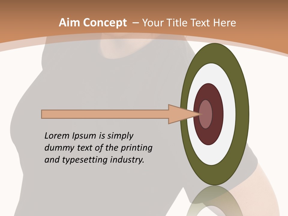 A Woman In Glasses Is Standing With Her Hands On Her Hips PowerPoint Template