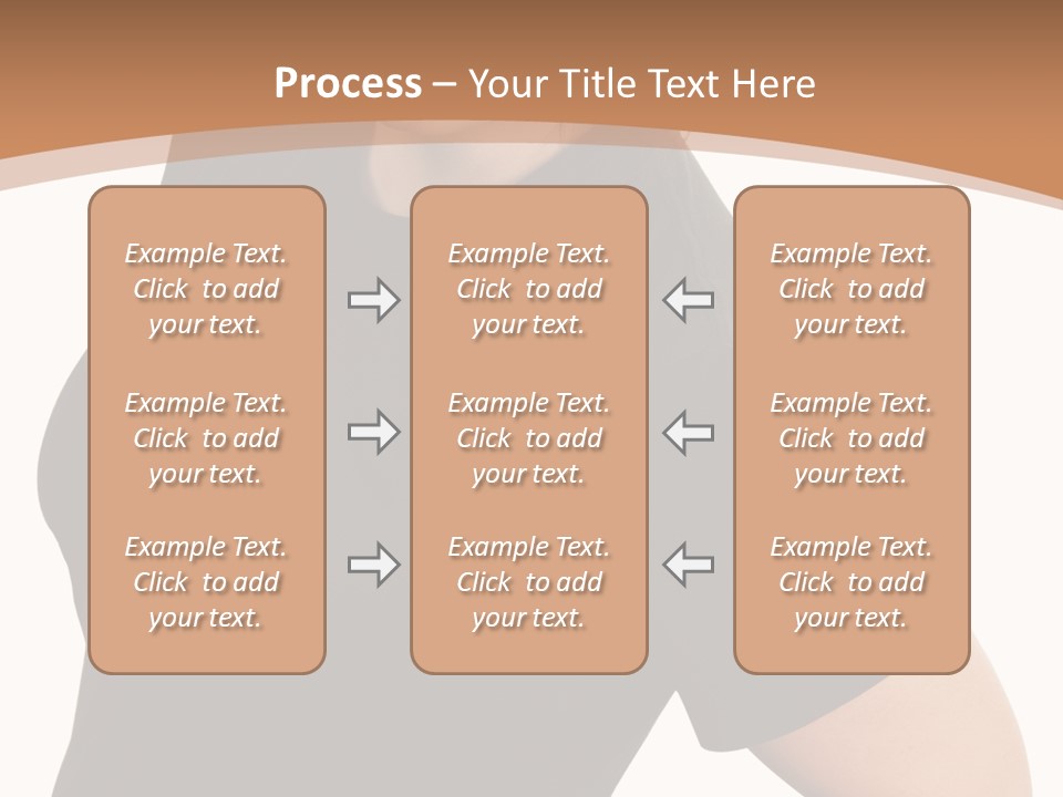 A Woman In Glasses Is Standing With Her Hands On Her Hips PowerPoint Template