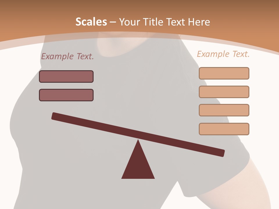 A Woman In Glasses Is Standing With Her Hands On Her Hips PowerPoint Template