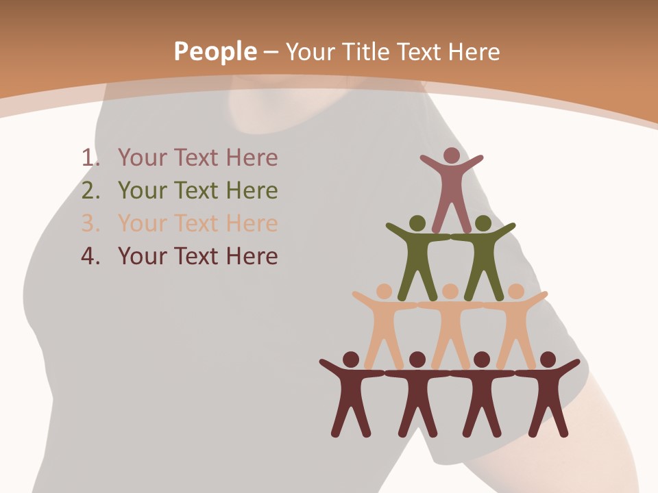 A Woman In Glasses Is Standing With Her Hands On Her Hips PowerPoint Template