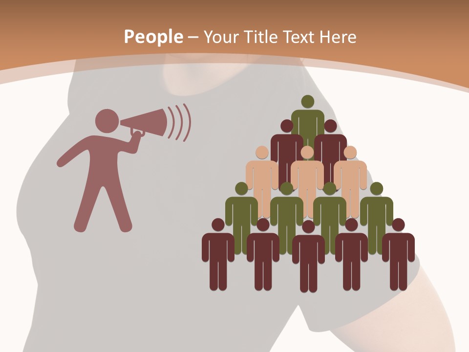 A Woman In Glasses Is Standing With Her Hands On Her Hips PowerPoint Template