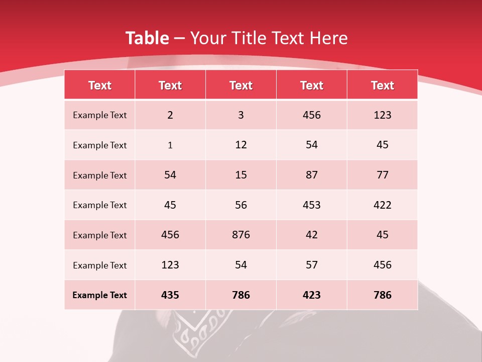 A Woman With Red Hair Is Wearing A Black Shirt PowerPoint Template