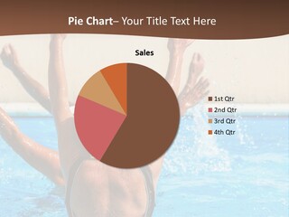 A Man And A Woman Playing In A Pool Powerpoint Template PowerPoint Template