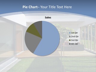 A Picture Of A Modern House With A Sky Background PowerPoint Template