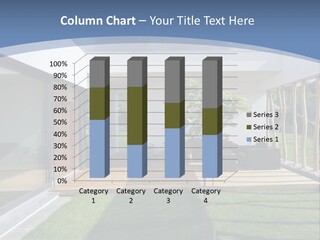 A Picture Of A Modern House With A Sky Background PowerPoint Template