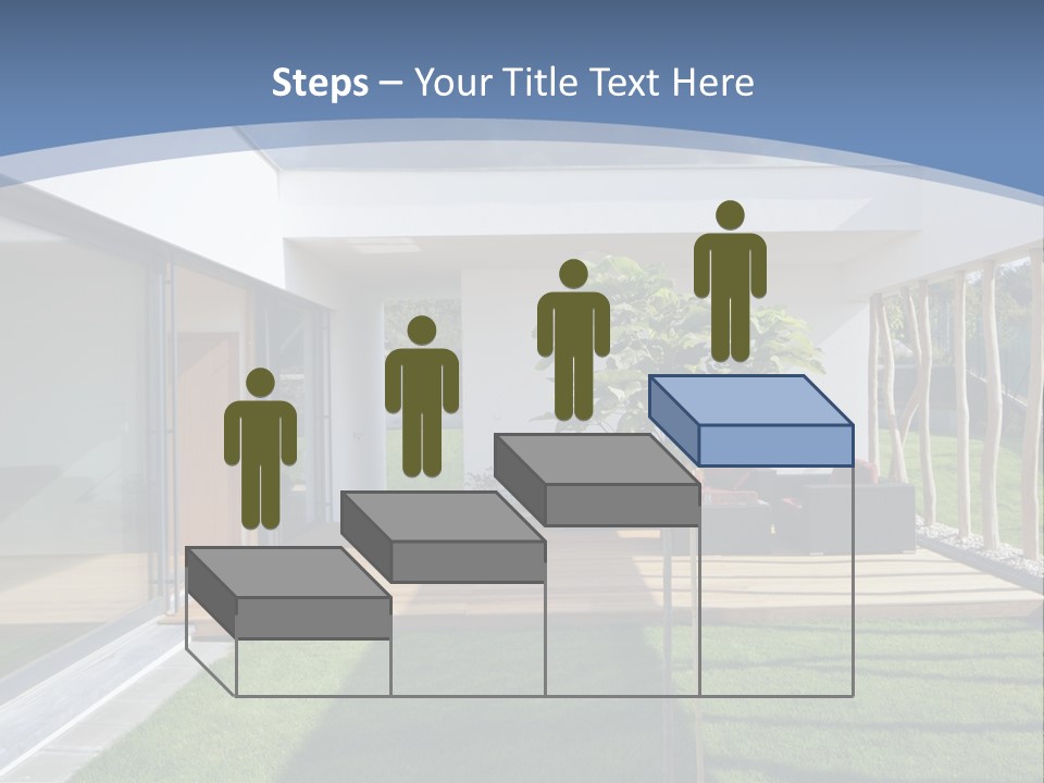 A Picture Of A Modern House With A Sky Background PowerPoint Template