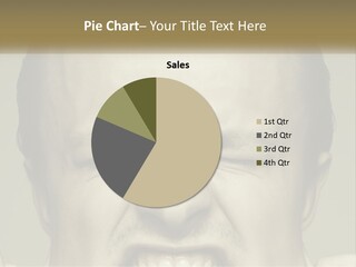 A Man With His Mouth Open With His Hands On His Face PowerPoint Template