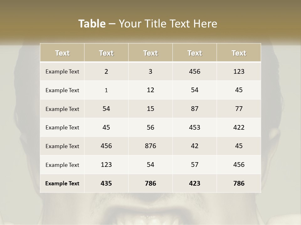 A Man With His Mouth Open With His Hands On His Face PowerPoint Template