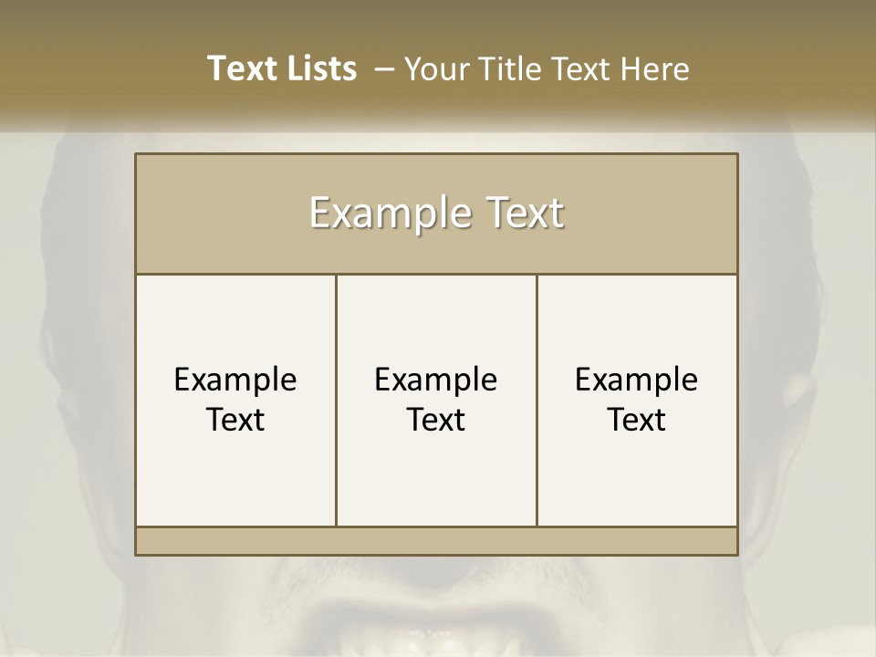 A Man With His Mouth Open With His Hands On His Face PowerPoint Template