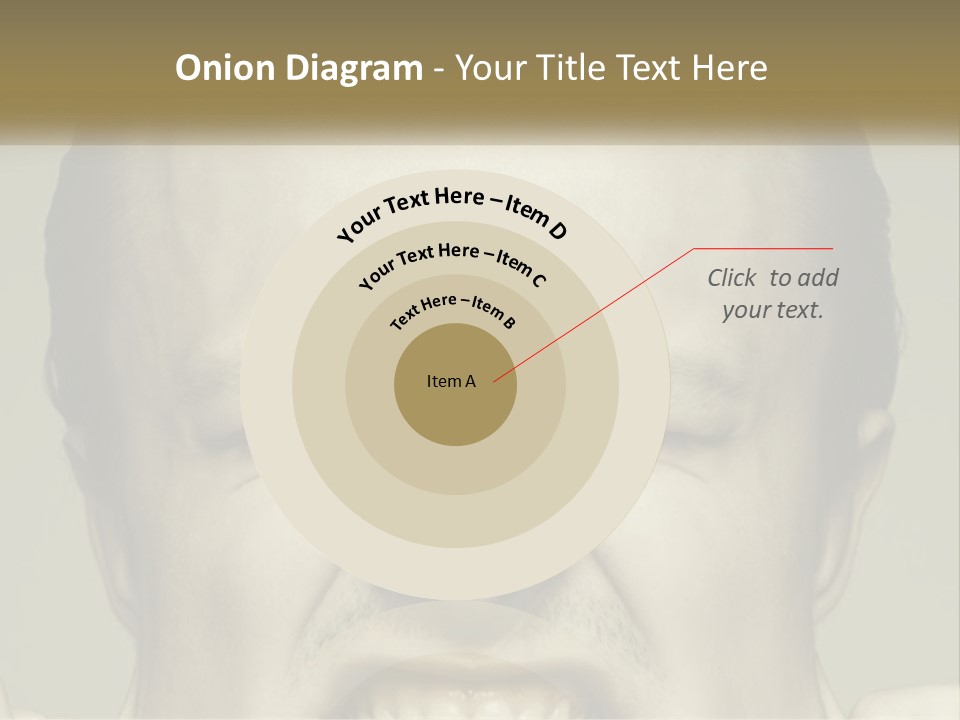 A Man With His Mouth Open With His Hands On His Face PowerPoint Template