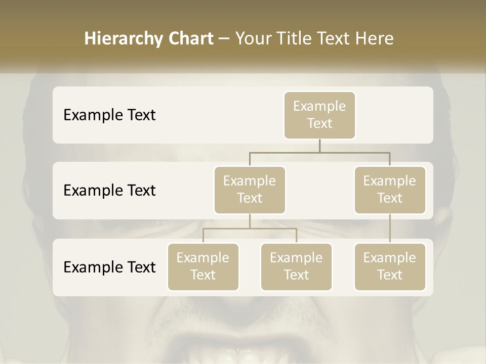 A Man With His Mouth Open With His Hands On His Face PowerPoint Template