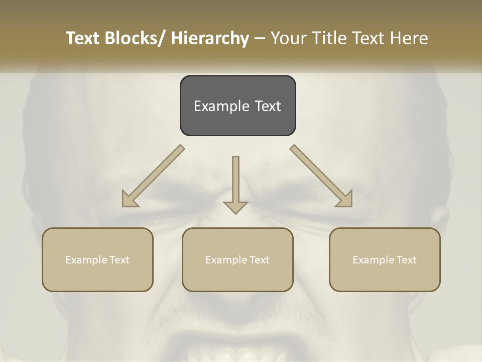 A Man With His Mouth Open With His Hands On His Face PowerPoint Template
