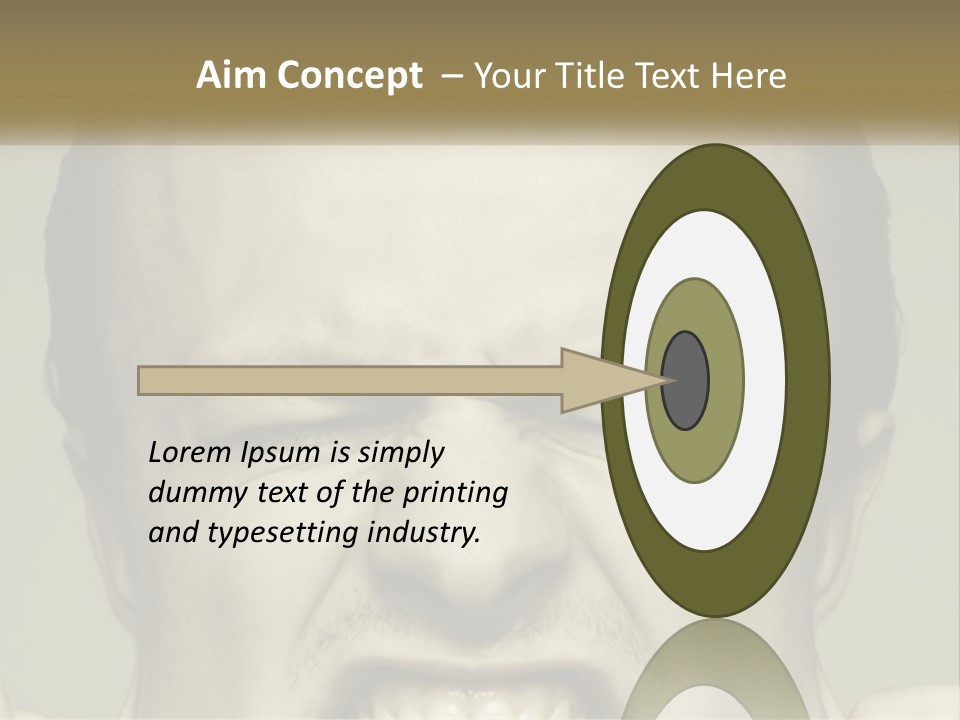 A Man With His Mouth Open With His Hands On His Face PowerPoint Template