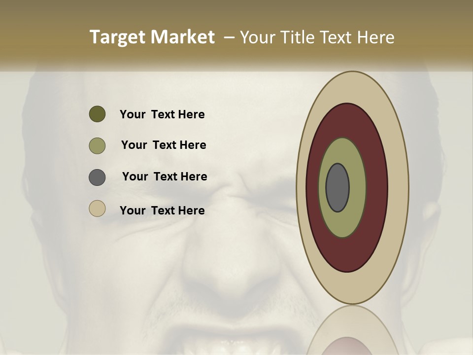 A Man With His Mouth Open With His Hands On His Face PowerPoint Template