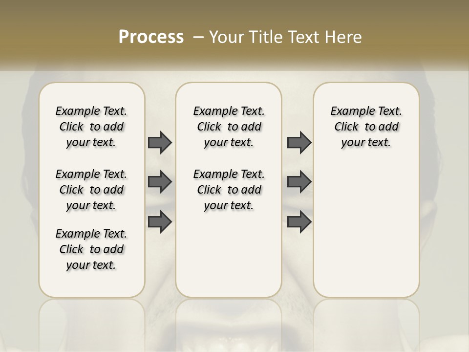 A Man With His Mouth Open With His Hands On His Face PowerPoint Template