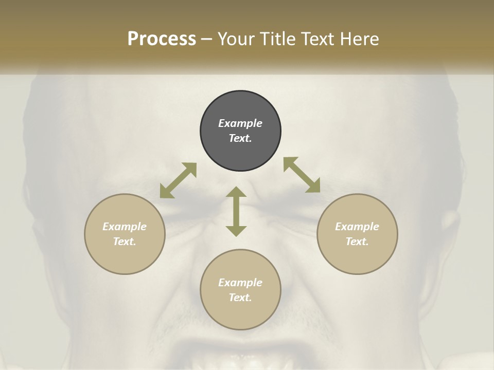 A Man With His Mouth Open With His Hands On His Face PowerPoint Template