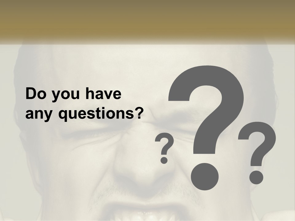 A Man With His Mouth Open With His Hands On His Face PowerPoint Template