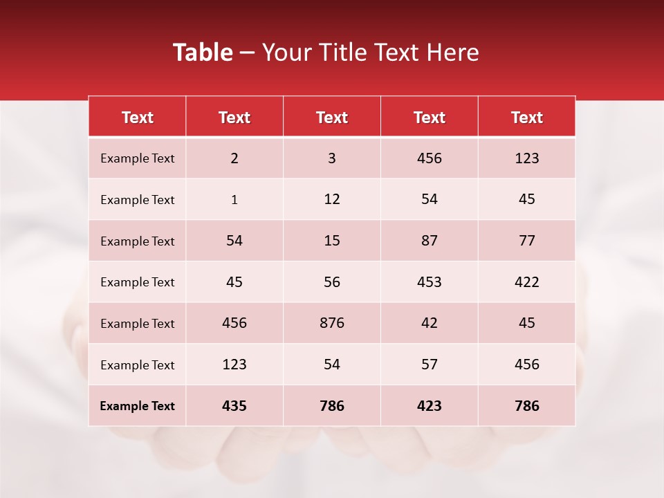 A Person Holding A Red Heart In Their Hands PowerPoint Template