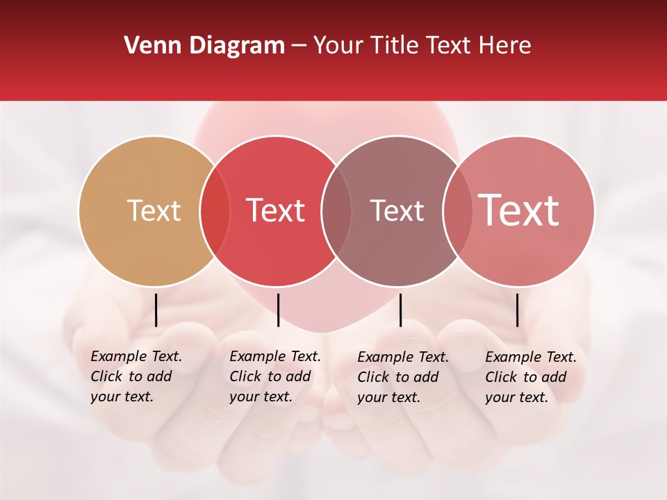 A Person Holding A Red Heart In Their Hands PowerPoint Template
