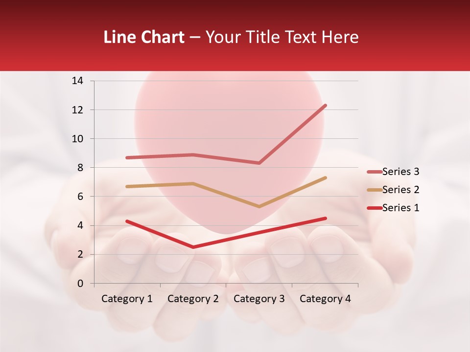 A Person Holding A Red Heart In Their Hands PowerPoint Template