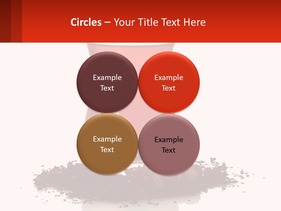 A Glass Filled With Liquid Next To A Pile Of Cigarettes PowerPoint Template