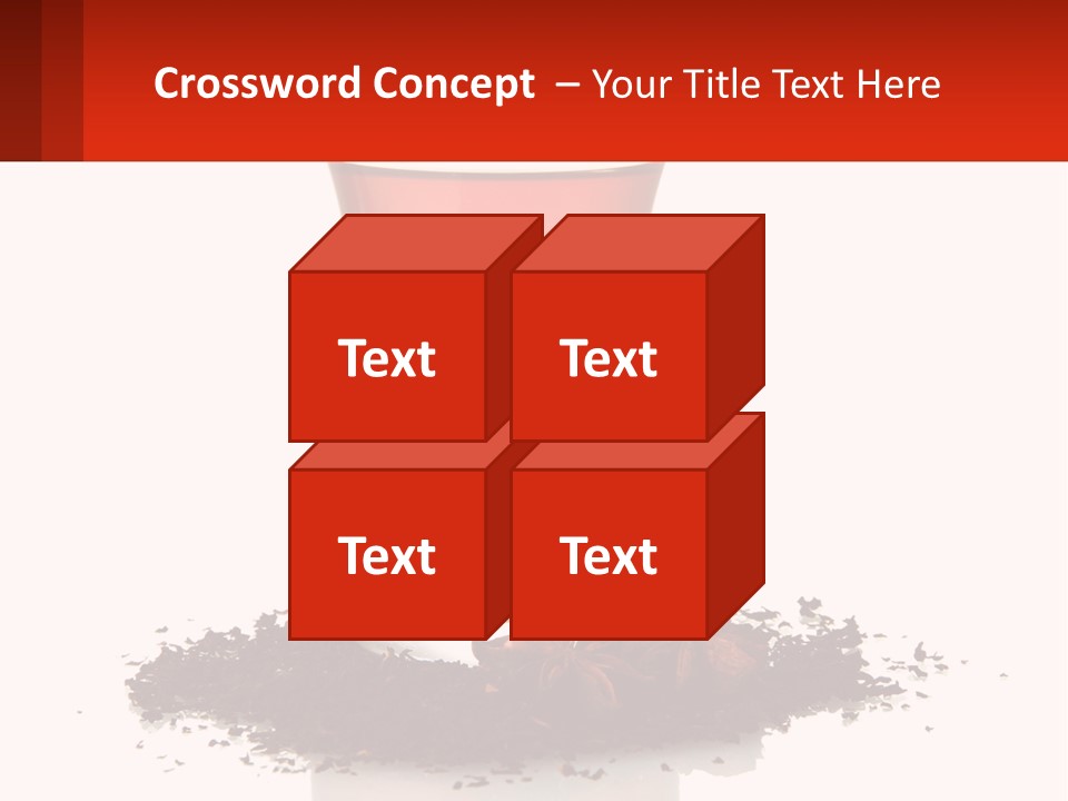 A Glass Filled With Liquid Next To A Pile Of Cigarettes PowerPoint Template