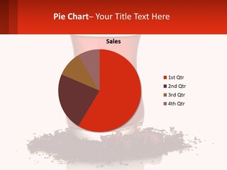 A Glass Filled With Liquid Next To A Pile Of Cigarettes PowerPoint Template