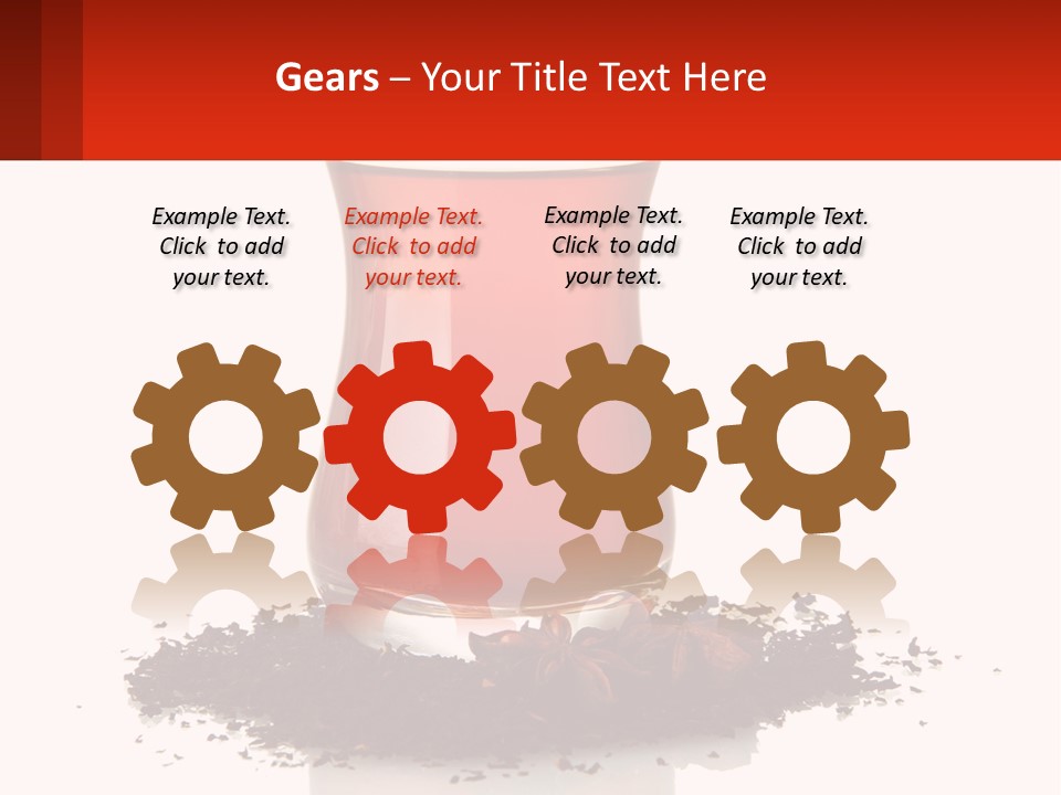 A Glass Filled With Liquid Next To A Pile Of Cigarettes PowerPoint Template