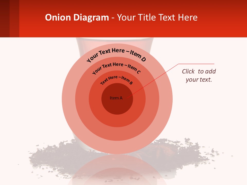 A Glass Filled With Liquid Next To A Pile Of Cigarettes PowerPoint Template
