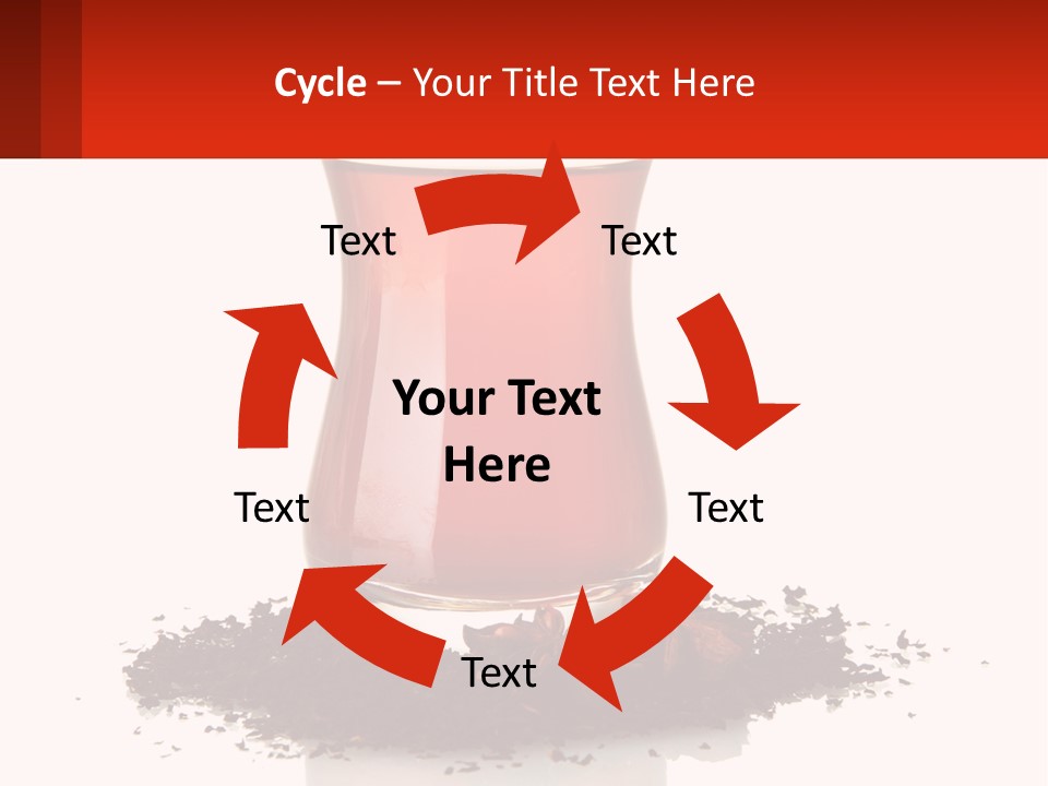 A Glass Filled With Liquid Next To A Pile Of Cigarettes PowerPoint Template