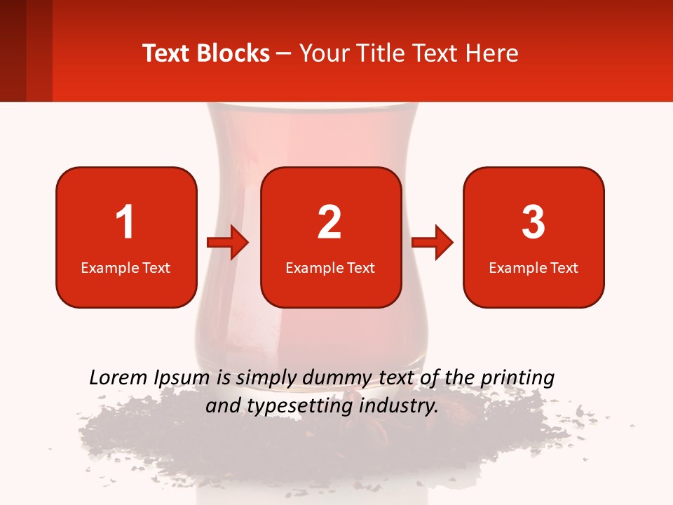 A Glass Filled With Liquid Next To A Pile Of Cigarettes PowerPoint Template