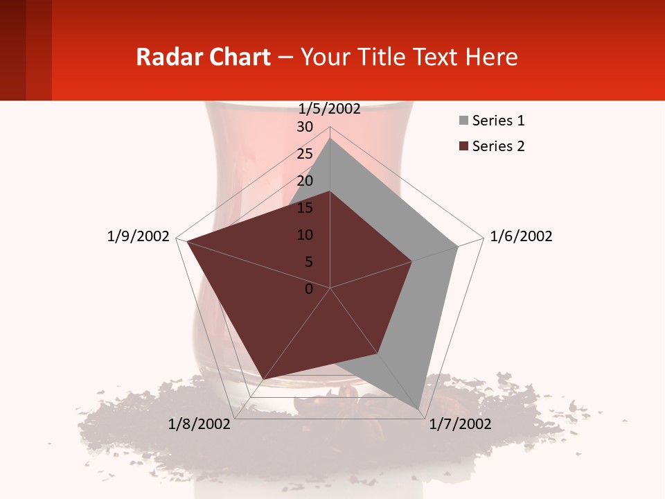 A Glass Filled With Liquid Next To A Pile Of Cigarettes PowerPoint Template