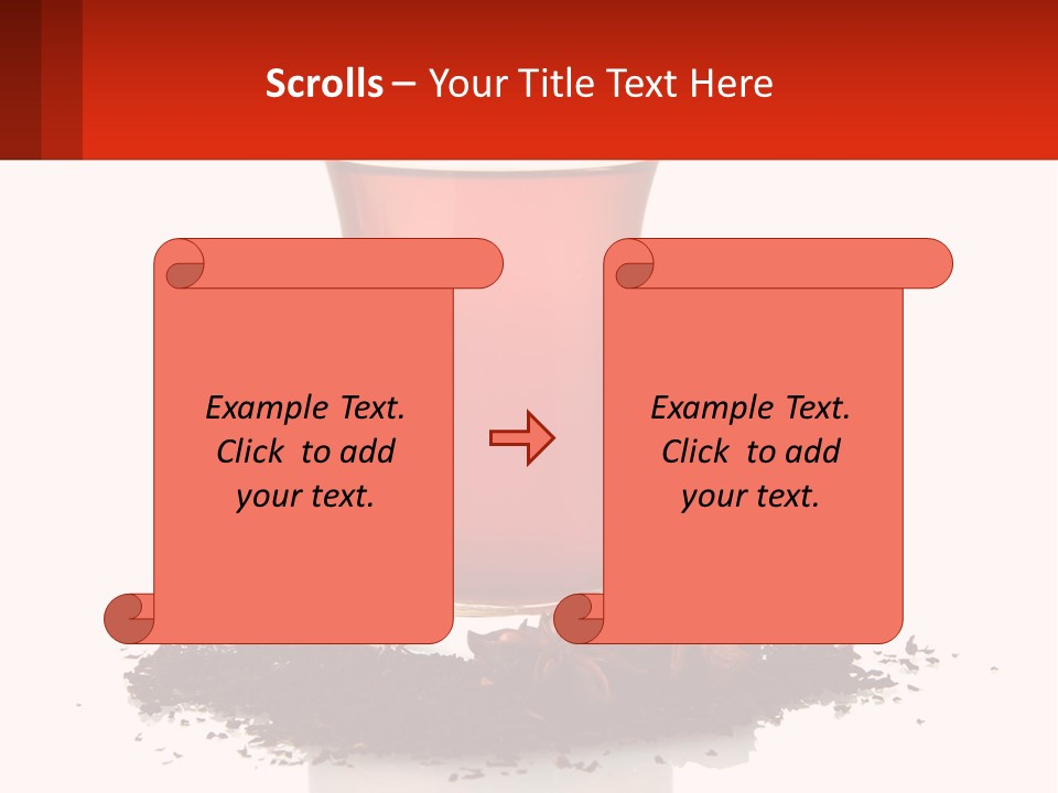 A Glass Filled With Liquid Next To A Pile Of Cigarettes PowerPoint Template